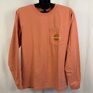 Carhartt 1889 Graphic Long Sleeve Pocket T-Shirt Men's Medium Relaxed Fit